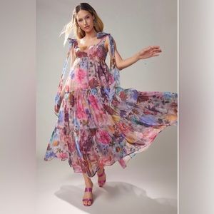 Francesca Julia Tiered Maxi Dress